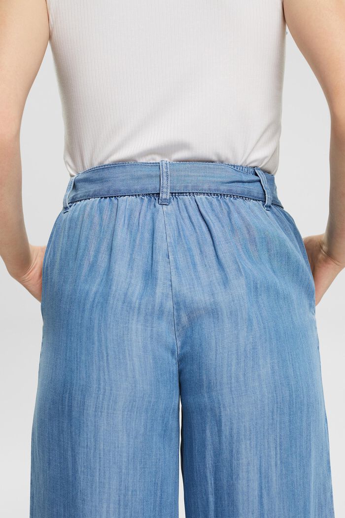 Made of TENCEL™: lightweight denim trousers, BLUE LIGHT WASHED, detail image number 5