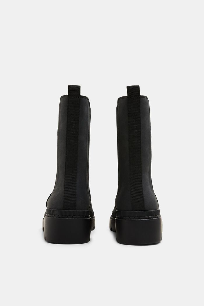 Chelsea boots with a high shaft, BLACK, detail image number 4