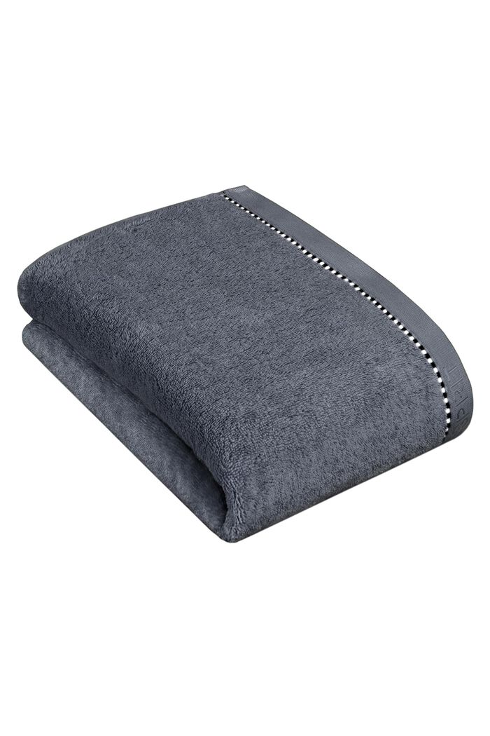With TENCEL™: terry cloth towel collection, GREY STEEL, detail image number 2