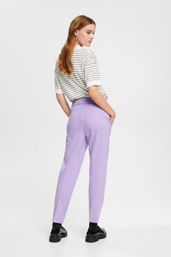SPORTY PUNTO mix & match tapered trousers, LAVENDER, detail image number 3