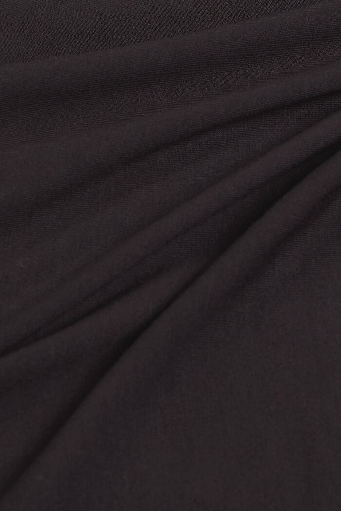 Nightshirt with lace, LENZING™ ECOVERO™, BLACK, detail image number 4