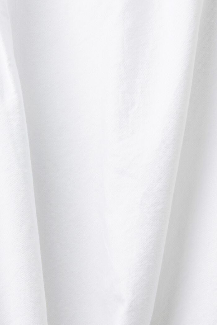 Cotton blouse with a pocket, WHITE, detail image number 5