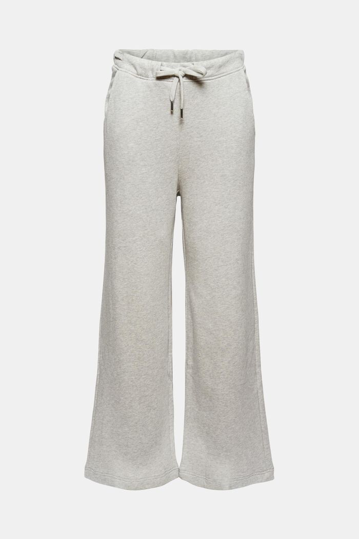Tracksuit bottoms with a wide leg, 100% cotton