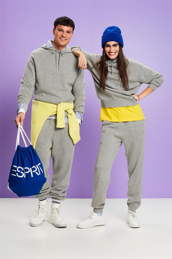 ESPRIT - Unisex Wool-Cashmere Knitted Joggers at our online shop