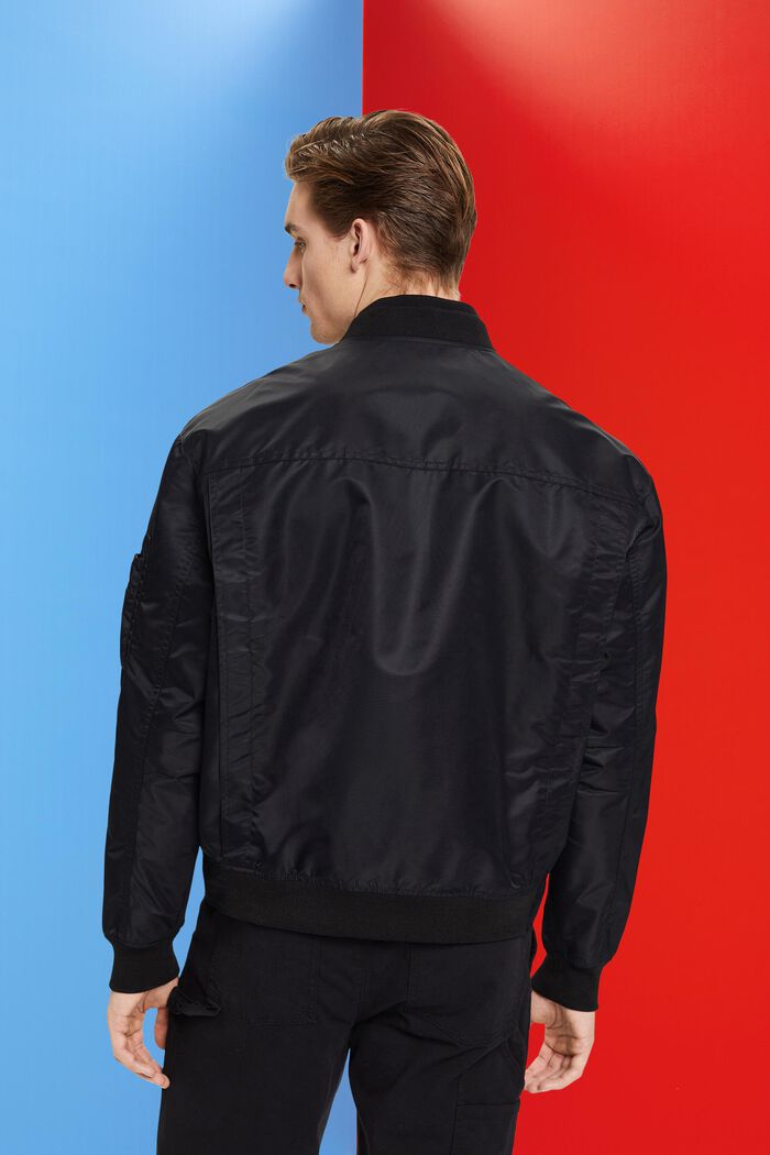 Bomber jacket, BLACK, detail image number 3