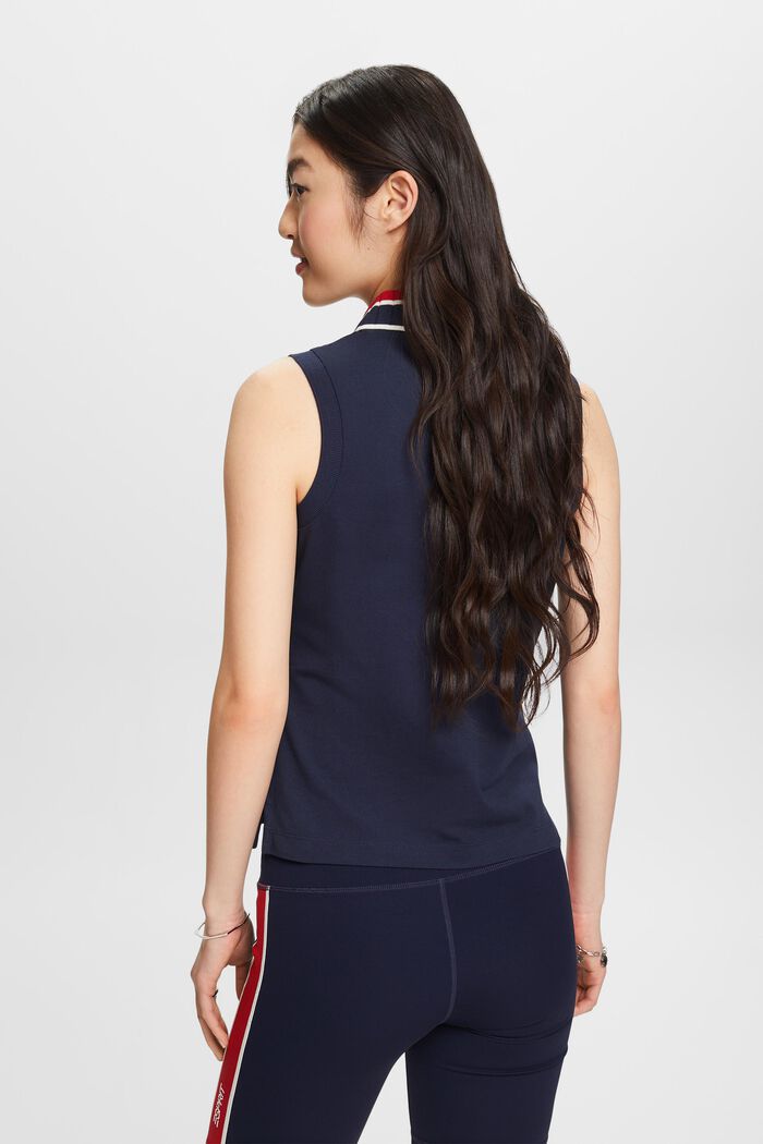 Polo Tank Top, NAVY, detail image number 2