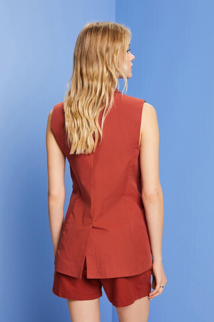 ESPRIT - Cotton-Blend Vest at our online shop