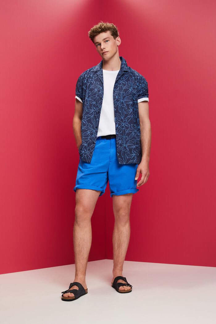 Shorts with a drawstring belt, BRIGHT BLUE, detail image number 2