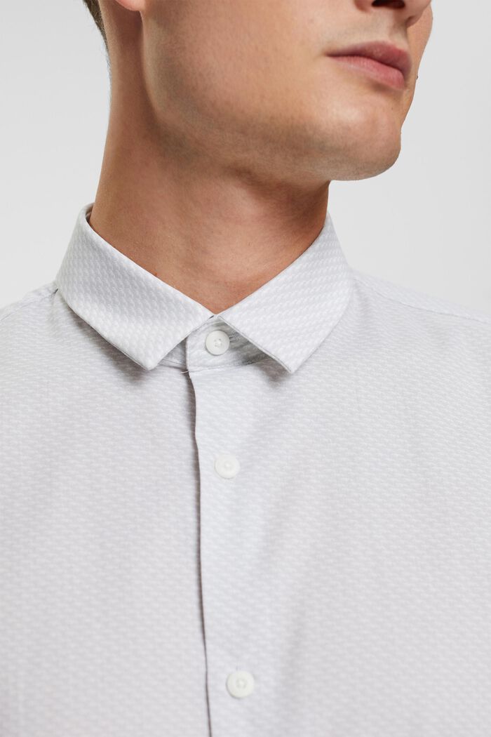 Patterned, sustainable cotton shirt, LIGHT BLUE, detail image number 3