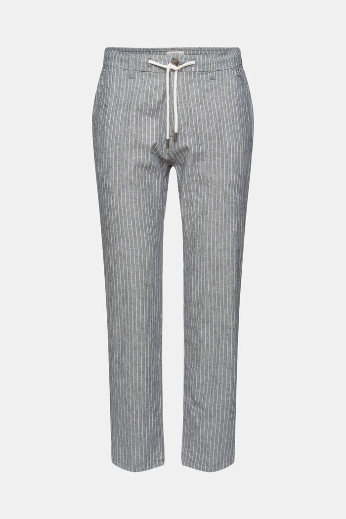 Linen blend: pinstripe trousers