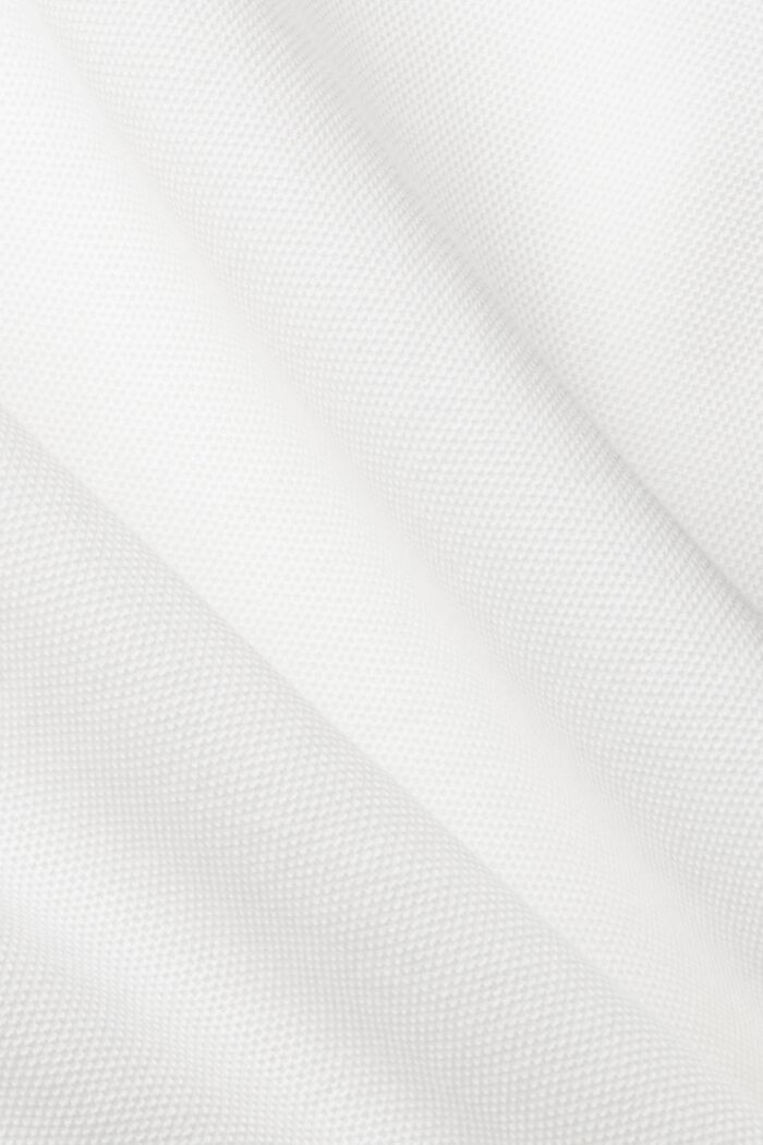 Long sleeve piqué polo shirt, OFF WHITE, detail image number 5