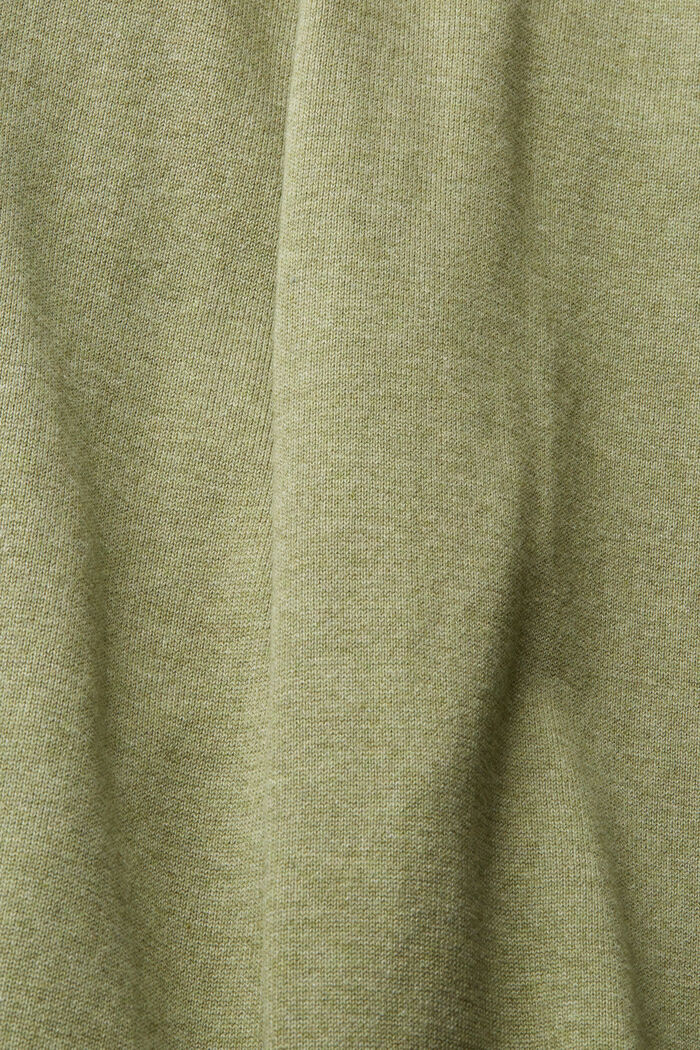 Knitted tracksuit bottoms, LIGHT KHAKI, detail image number 4