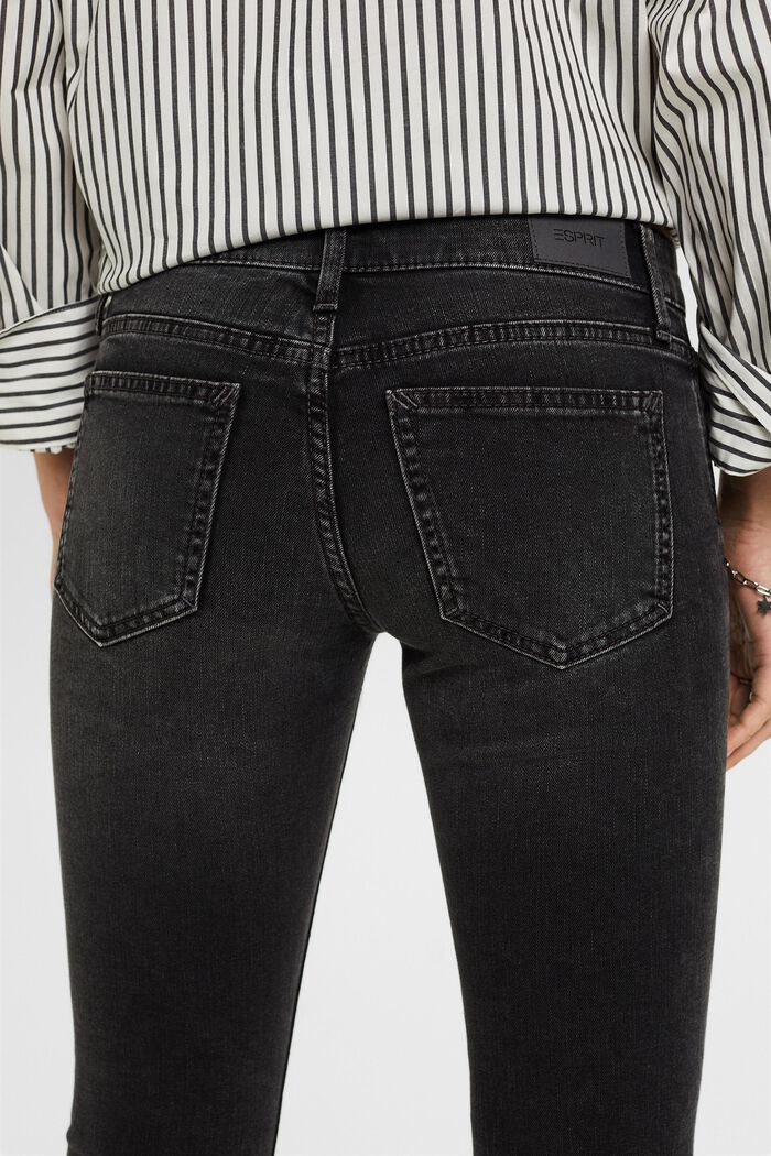 Low-Rise Skinny Jeans, BLACK DARK WASHED, detail image number 4