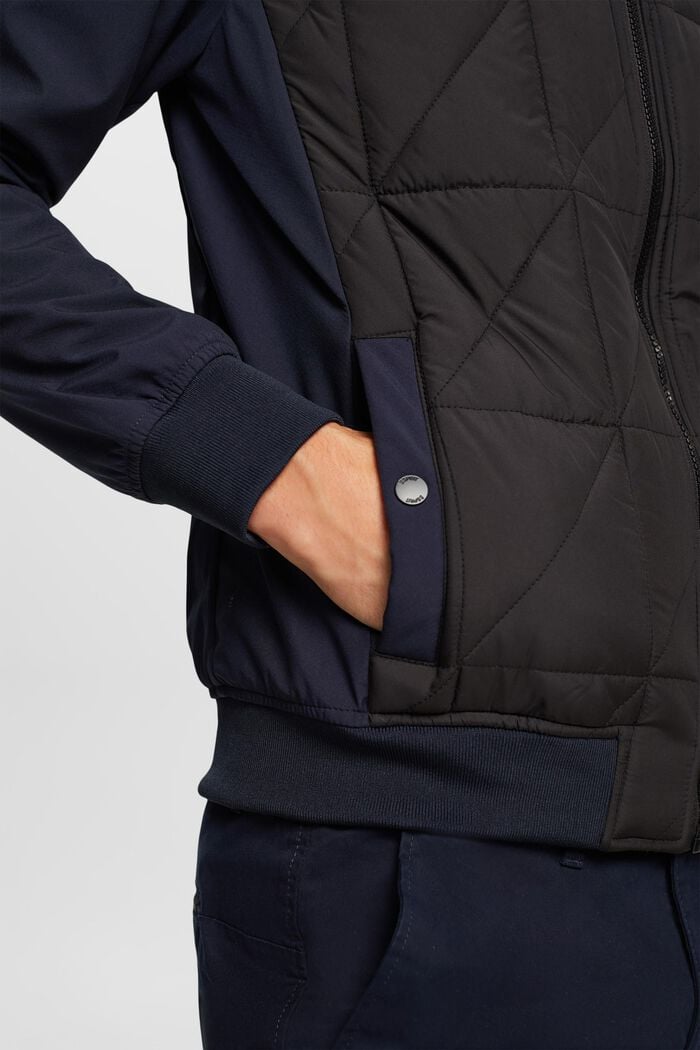 Softshell bomber jacket, NAVY, detail image number 3
