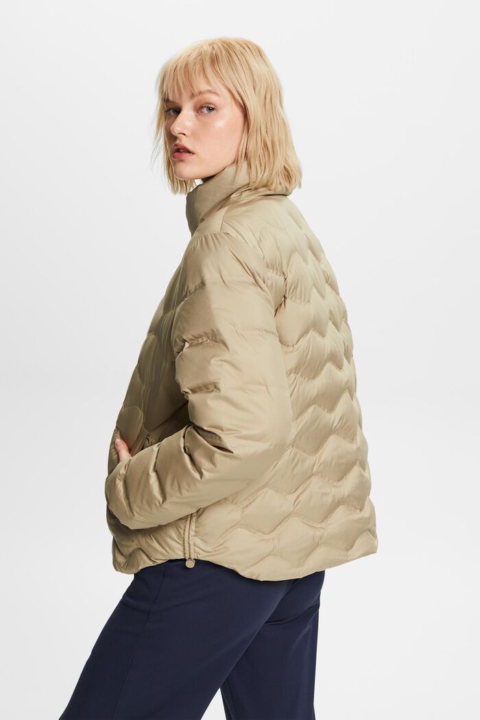 ESPRIT - Recycled: quilted puffer jacket at our online shop