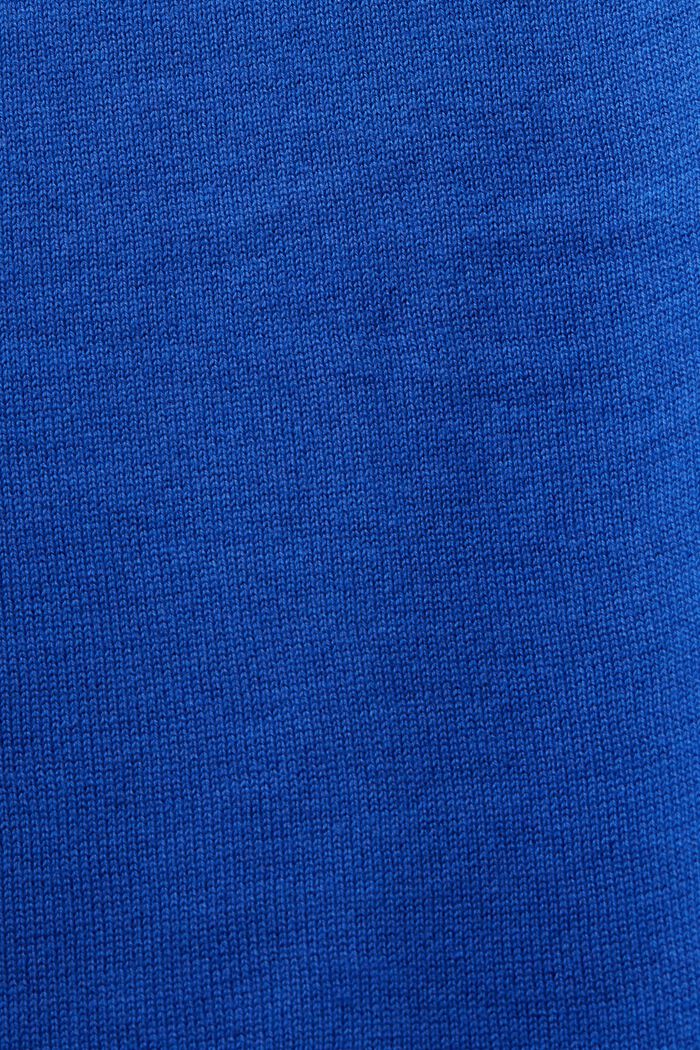 Boatneck Sweater, BRIGHT BLUE, detail image number 4