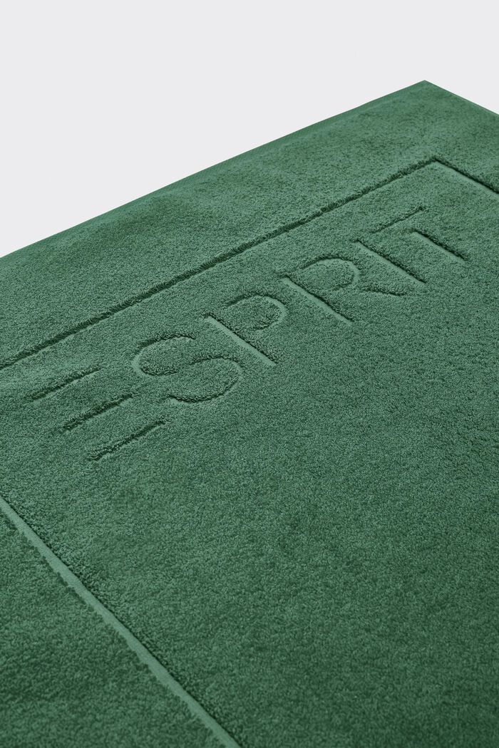 Terrycloth bath mat made of 100% cotton, MOSS GREEN, detail image number 2