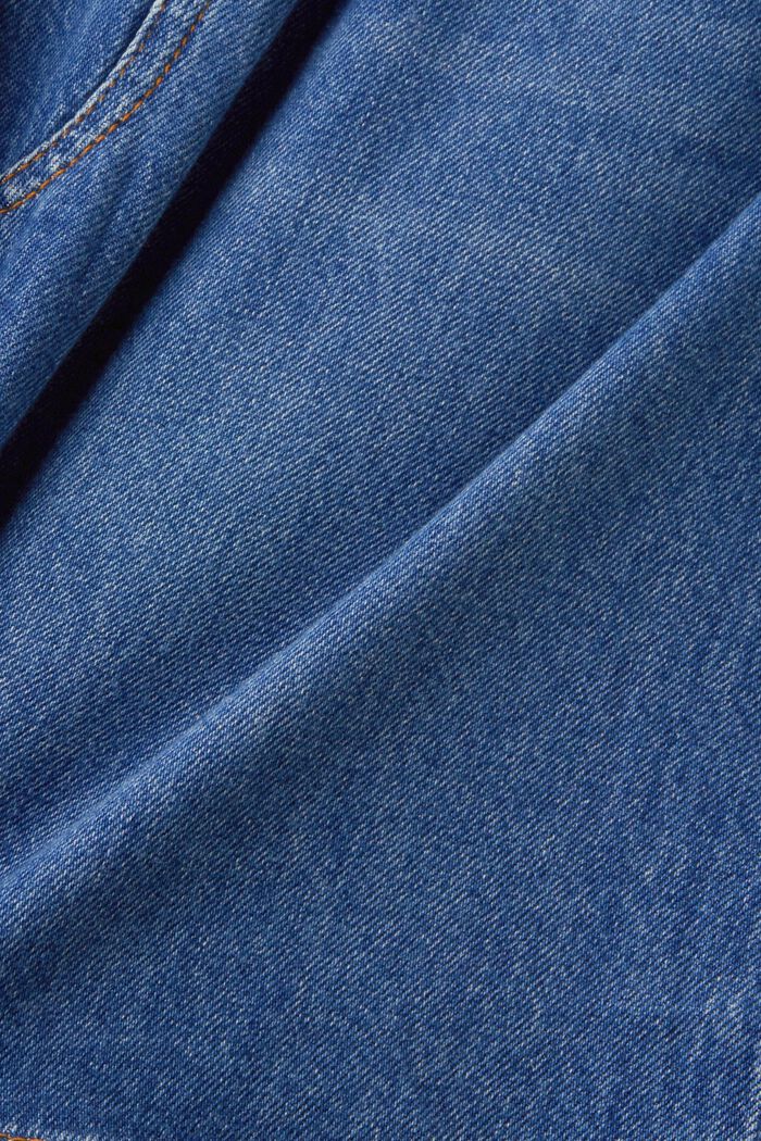 Denim mini skirt, BLUE MEDIUM WASHED, detail image number 6