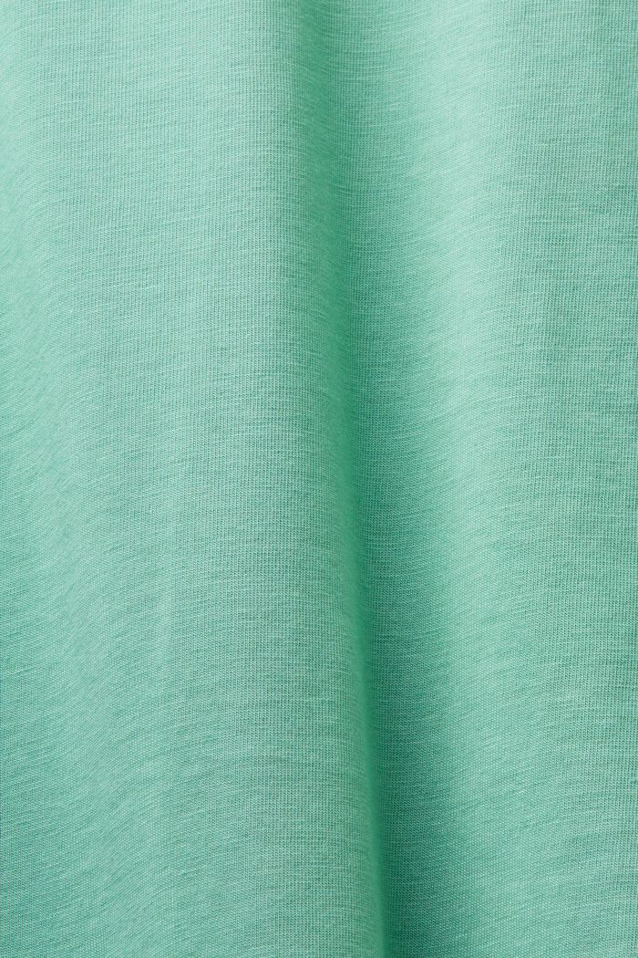 Crewneck Jersey T-Shirt, DUSTY GREEN, detail image number 5