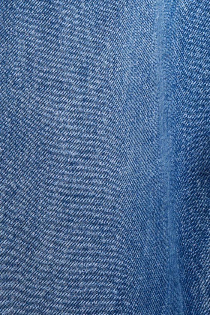 Sustainable cotton dad fit denim jeans, BLUE MEDIUM WASHED, detail image number 5