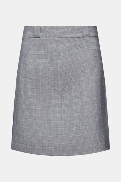 Mix & Match: Pleated and checked mini skirt