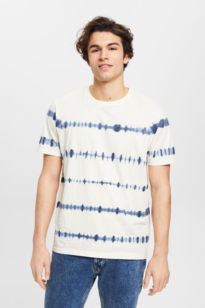 Batik cotton t-shirt, ICE, detail image number 0