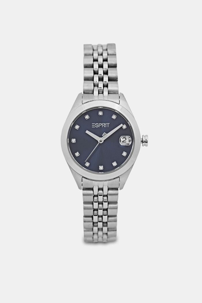 Set comprising a stainless steel watch and bracelet