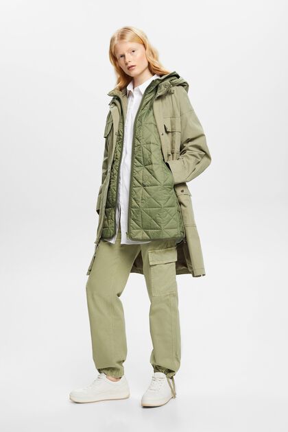 2-in-1 parka with gilet