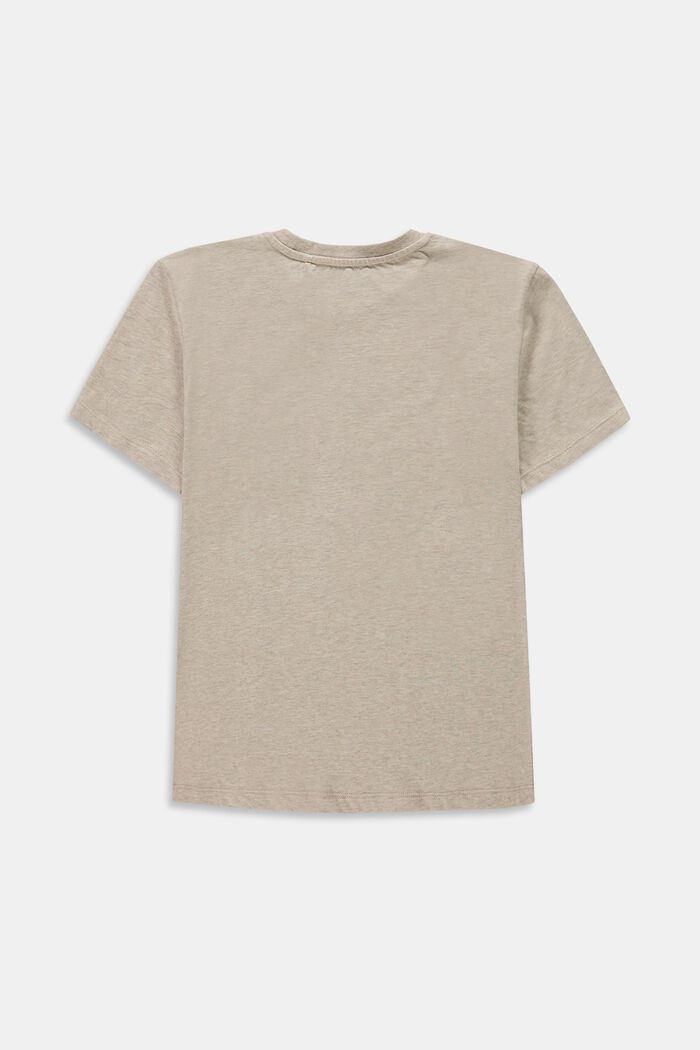 T-shirt with front print, LIGHT BEIGE, detail image number 1