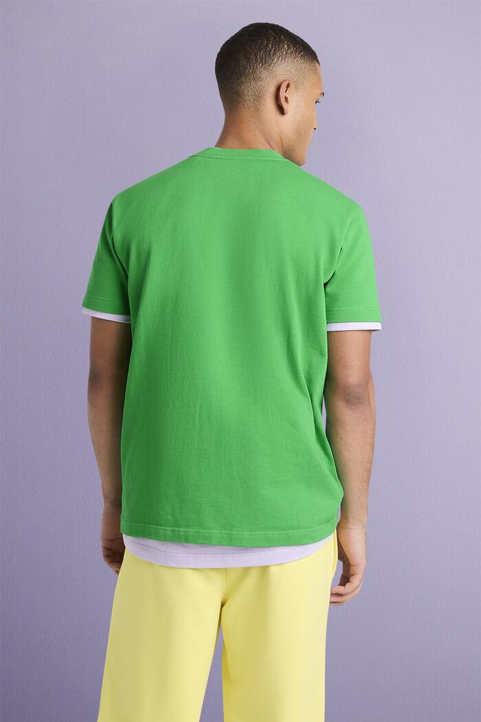 Unisex Logo Cotton Jersey T-Shirt, GREEN, detail image number 2