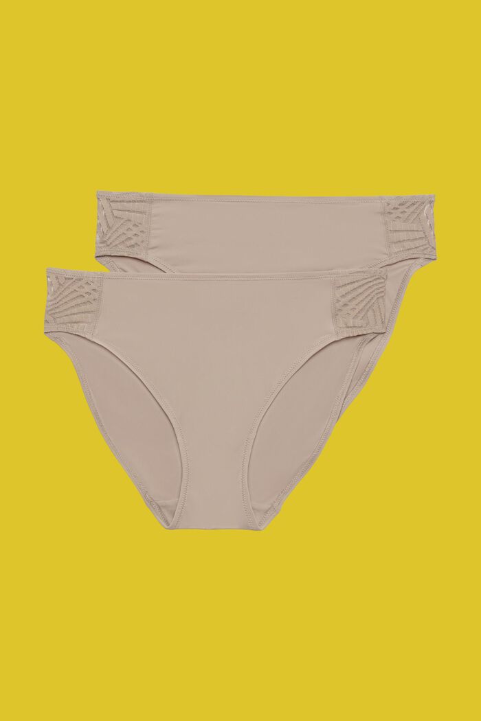 2-pack of mini briefs with lace detail, LIGHT TAUPE, detail image number 4