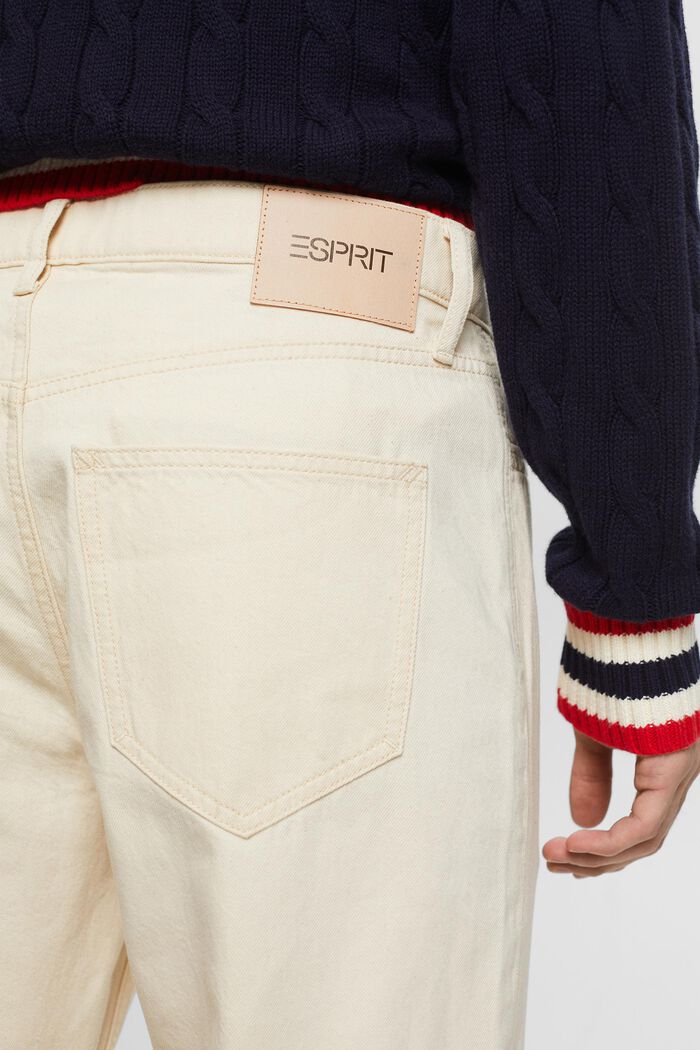 Mid-Rise Regular Tapered Jeans, OFF WHITE, detail image number 3