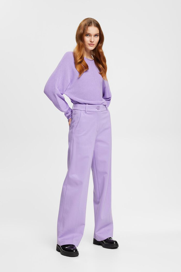 SPORTY PUNTO Mix & Match straight leg trousers, LAVENDER, detail image number 5