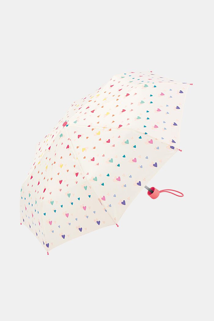 Kids mini umbrella with candy hearts, ONE COLOR, detail image number 0