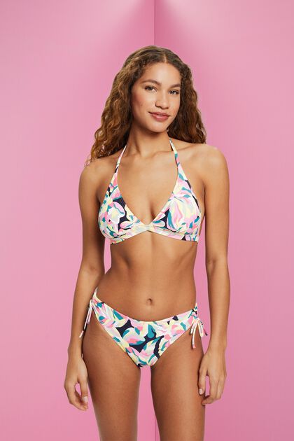 Carilo beach bikini bottoms with floral print