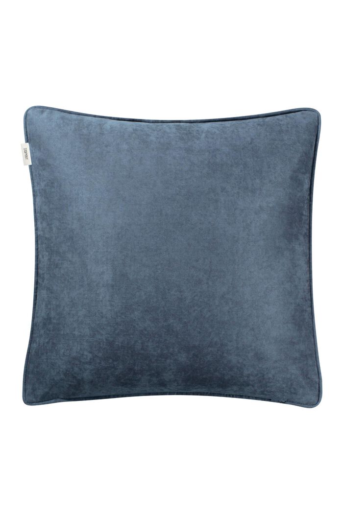 Plain coloured decorative cushion cover, BLUE, detail image number 2