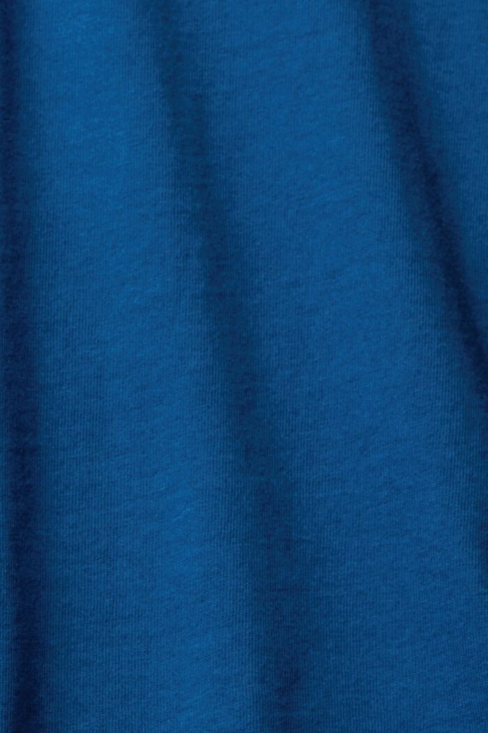 Henley long sleeve top, PETROL BLUE, detail image number 1