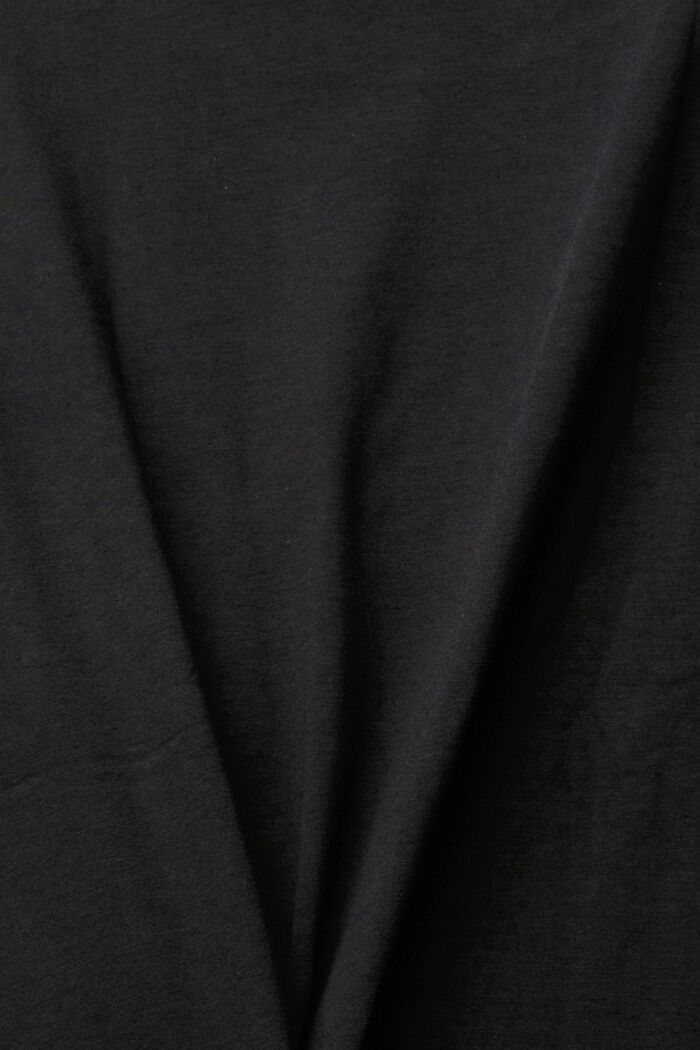 Pyjama T-shirt, BLACK, detail image number 4