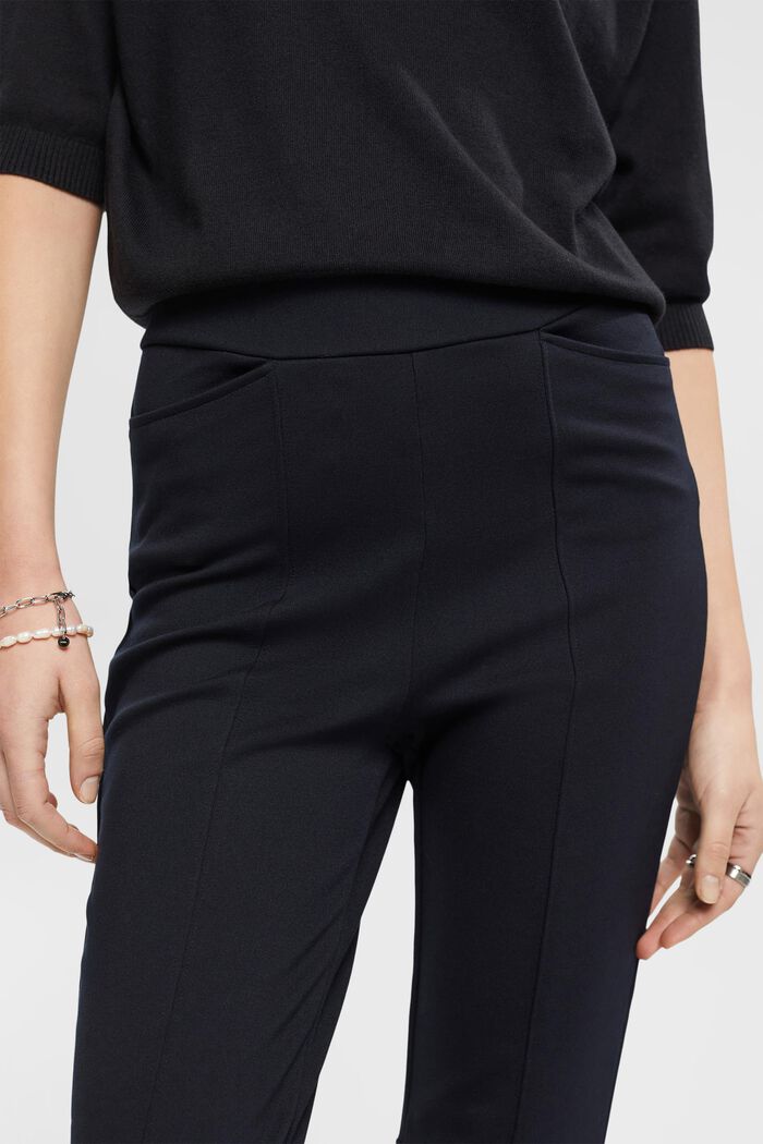 Kick flared trousers, BLACK, detail image number 2