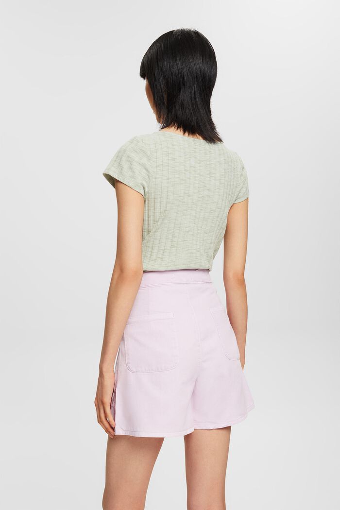 Shorts with waist pleats, LILAC, detail image number 2