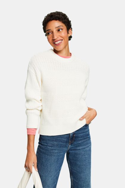 Structured Round Neck Sweater