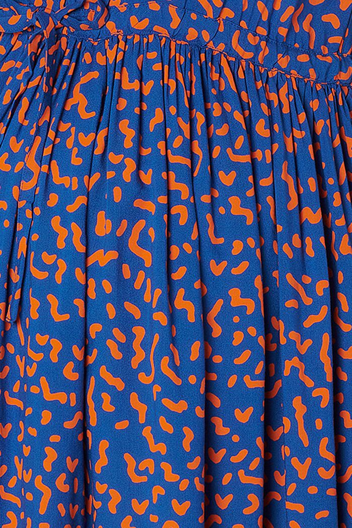 MATERNITY Printed Dress, ELECTRIC BLUE, detail image number 4