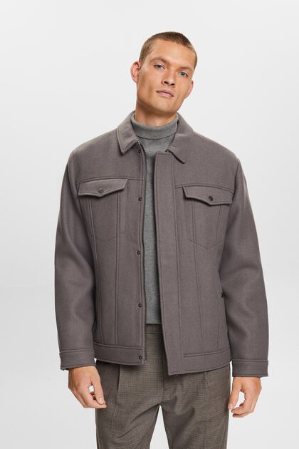 Wool Trucker Jacket