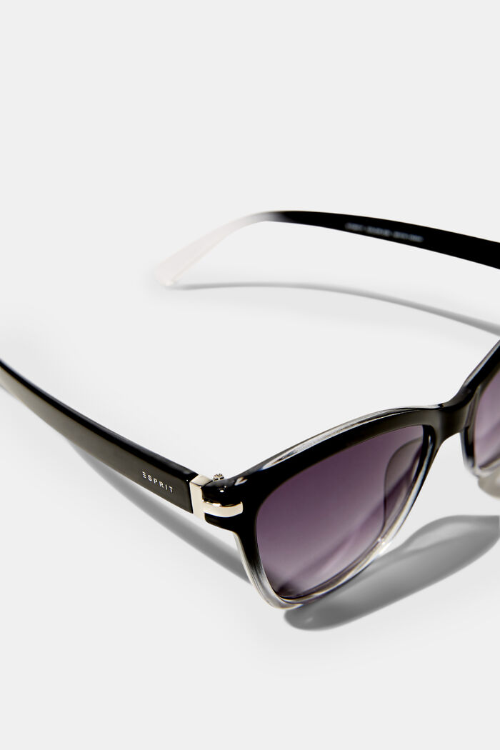 Gradient Cat-Eye Sunglasses, BLACK, detail image number 1