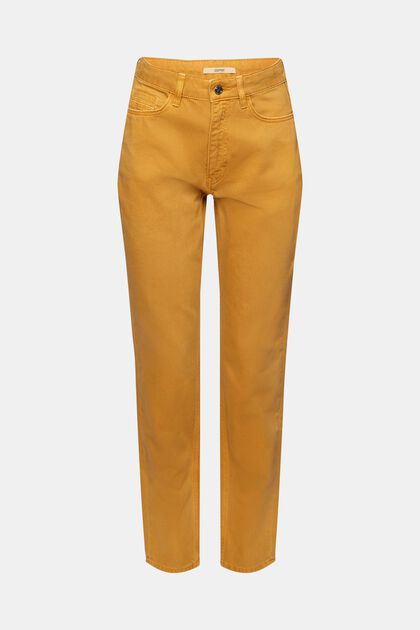 Mom fit twill trousers
