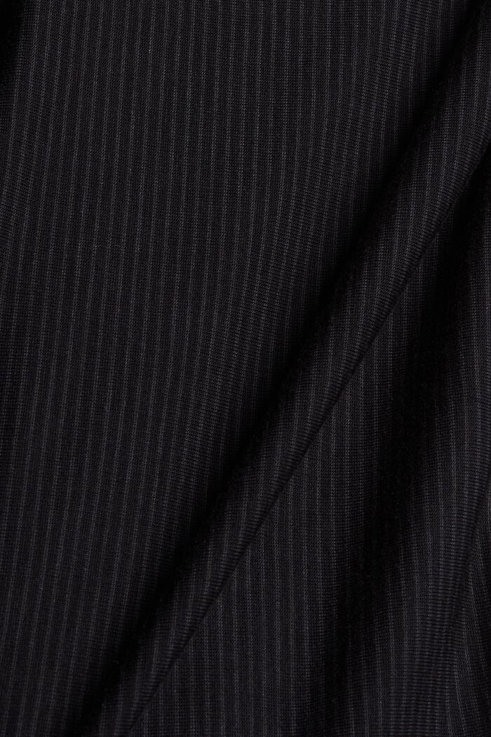 Striped jersey pyjamas, LENZING™ ECOVERO™, BLACK, detail image number 3