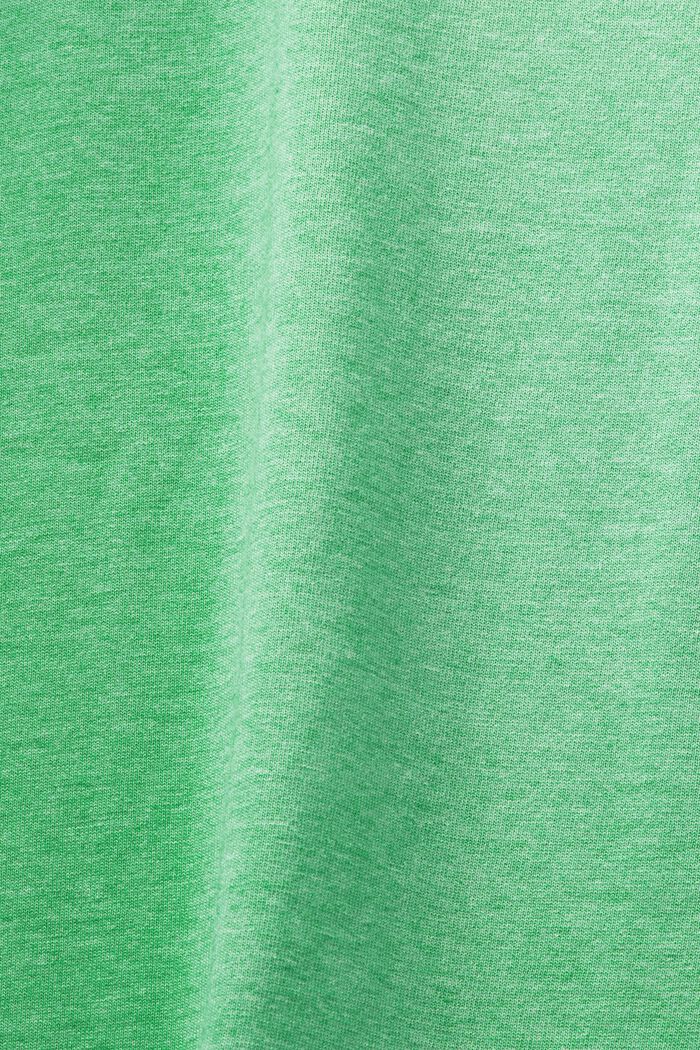 Melange Crewneck T-Shirt, CITRUS GREEN, detail image number 5