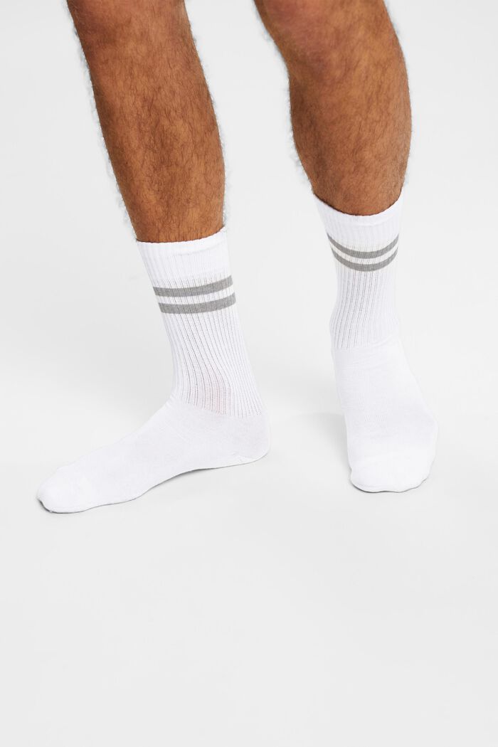 2-pack of tennis socks, organic cotton
