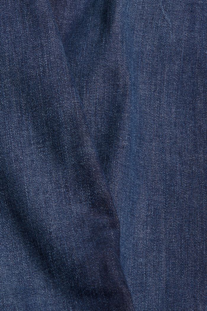 Stretch jeans made of organic cotton, BLUE DARK WASHED, detail image number 4