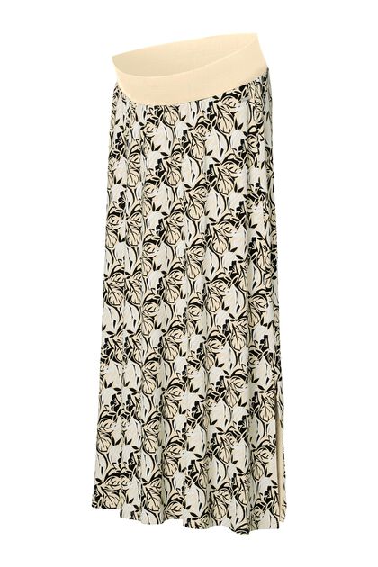 Maxi skirt with a floral pattern
